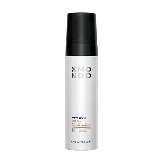 XMONDO Hair Wavetech Wave Foam, Vegan Styling Foam for Wavy Hair with Pro-Vitamin B5 and Nutrients to Hydrate Hair, Enhance Natural Curl Pattern and Fight Frizz, 6.7 Fl. Oz