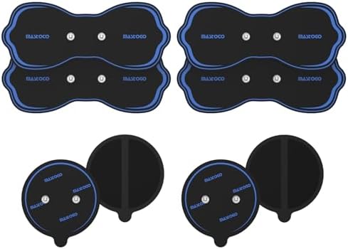 Wireless TENS Unit Electrode Pads Combo Set â 8-Pack Multi-Size Electrodes, Reusable & Latex-Free Replacement Pads for Wireless TENS Units, 3.5mm Snap Connectors (for Multi-Site Pain Relief)