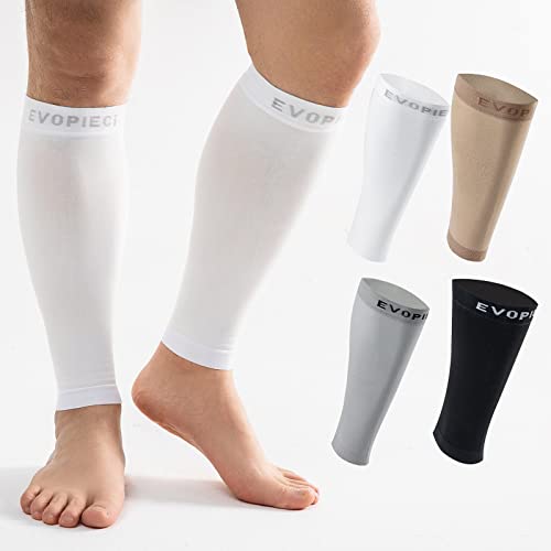 15-20mmHg 25 Pair Men and Women Wide Calf Sleeve Brace Compression Socks for Leg Support, Pain Relief