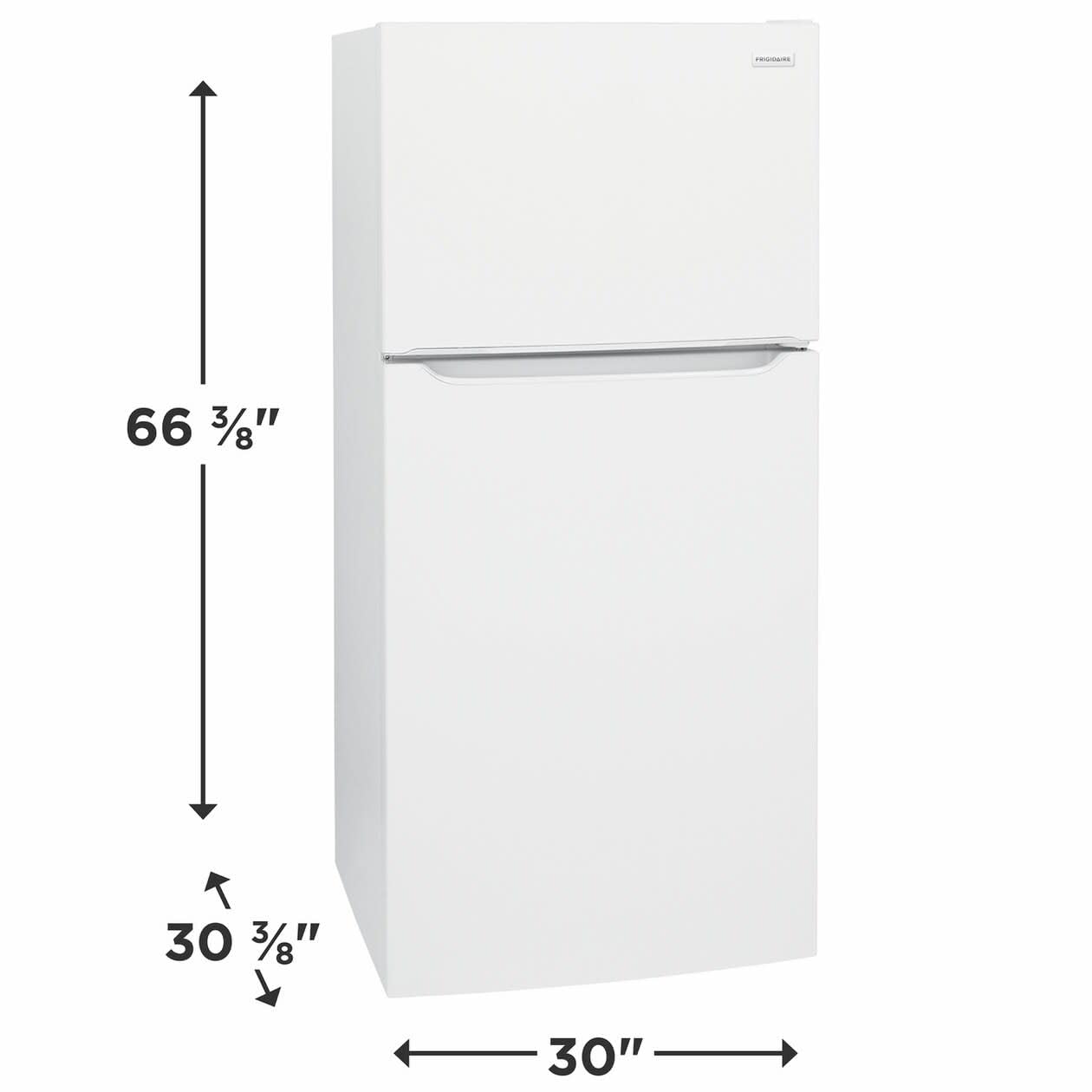 Frigidaire FFTR1835V 30 Inch Wide 18.3 Cu. Ft. Top Freezer Refrigerator with SpaceWise Organization System and EvenTemp Cooling System - Stainless Steel