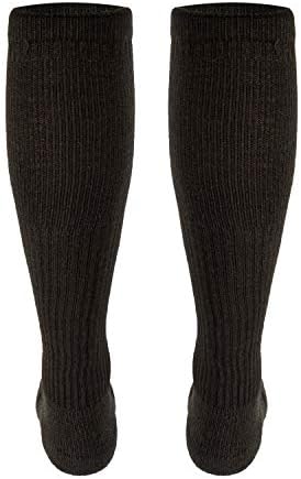 Truform 1933, Men's Cushion Foot Compression Socks, 15-20 mmHg, Brown, Small (Pack of 2)