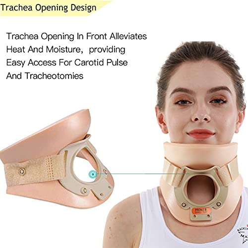 Philadelphia Neck Brace Foam Lightweight Soft Cervical Collar Height 3 1/4 Inch Immobilizer Collar Support Neck Traction Device Neck and Head Braces (Size M)