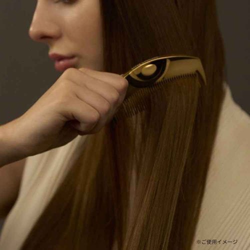 LOVE CHROME PG TSUKI PREMIUM BLACK/Japanese artisan hair comb