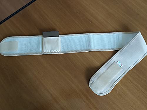 Umbilical Ventral Belt Hernia Reduction Binder With Navel Pad, Abdominal Support for men and women. Hernia support comfort band and bandage. (#6 for Waist Circumference: 45-49 inch(115-125 cm))