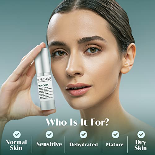 Repechage Vita Cura Opti-Lift Serum ? Lightweight, Smoothing Serum for Eyes & Targeted Areas, Helps Lift & Refine Skin Texture ? for Puffiness, Fine Lines & Under-Eye Shadows (15 mL / 0.5 fl oz)