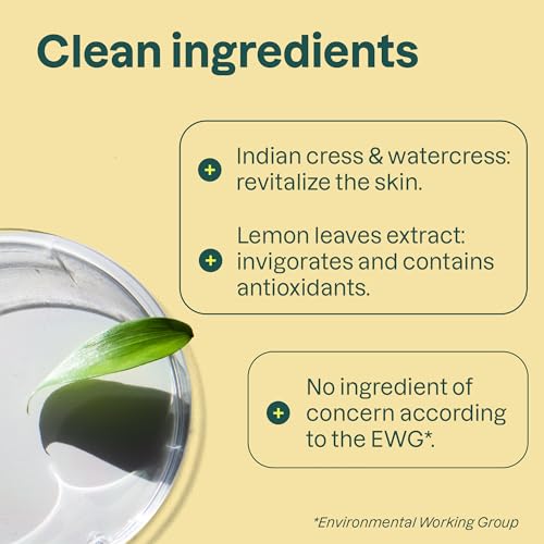 ATTITUDE Body Wash, EWG Verified Shower Gel, Dermatologically Tested, Plant and Mineral-Based, Vegan Personal Care Products, Earl Grey & Fresh Cucumber Scent, 16 Fl Oz (Pack of 6)