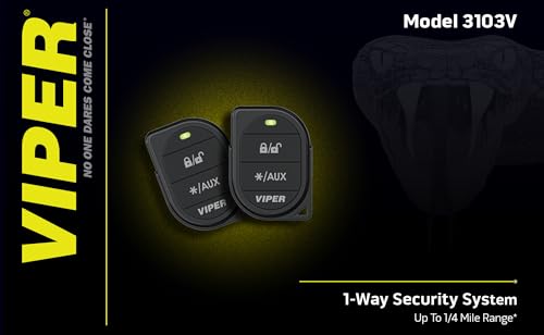 Viper 3103V 1-Way Security System