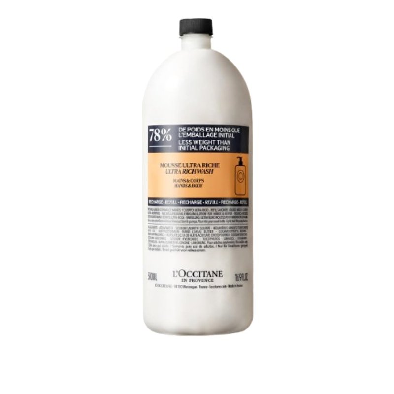 L'Occitane Shea Hands & Body Ultra Rich Wash Refill 16.90 fl. oz