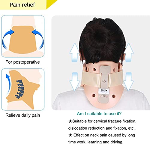 Philadelphia Neck Brace Foam Lightweight Soft Cervical Collar Height 3 1/4 Inch Immobilizer Collar Support Neck Traction Device Neck and Head Braces (Size M)