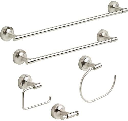 Franklin Brass Voisin (1-Pack) 18' ADA Grab Bar Bathtub Handle Safety Grip in Stainless Steel 1-1/4' diameter Wall Mount Shower Handicap VOI5918-SS