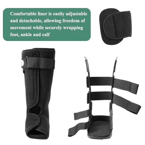 Air Walking Boot, Tall Fracture Boot, Air CAM Walker Fits Left or Right Foot, Protection for Broken Foot Sprained Ankle Fracture Recovery (Large)