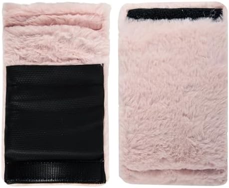 4-Pack Premium Fluffy Crutches Padding, Ultra-Soft Breathable Crutch Pads for Armpits and Hand Grips, Machine Washable Crutch Cushions, Comfort Fit for Adults and Youth (Pink)