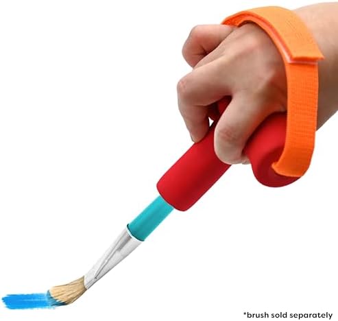 T-Shaped Grip Tools - The Kind Mind Company™ Adaptive Art, Accessibility Aid for Kids & Adults, Mobility Aid for Painting, Drawing, Gripping - Small, 2-Pack