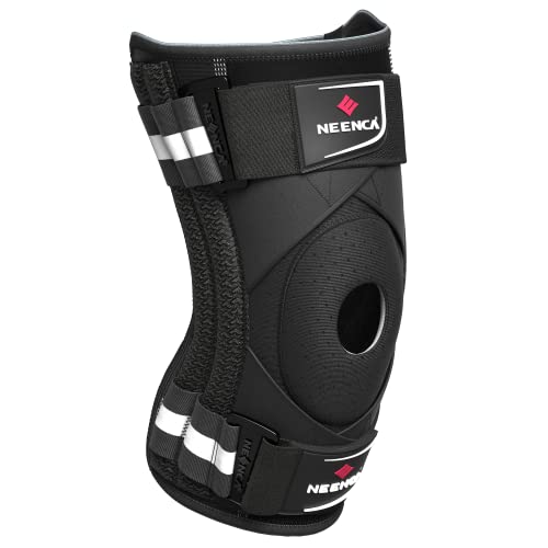 NEENCA Professional Knee Brace for Knee Pain, Adjustable Knee Support with Patented X-Strap Fixing System, Support and Stability for Joint Pain Relief, Arthritis, Meniscus Tear,ACL,PCL, Runner, Sports