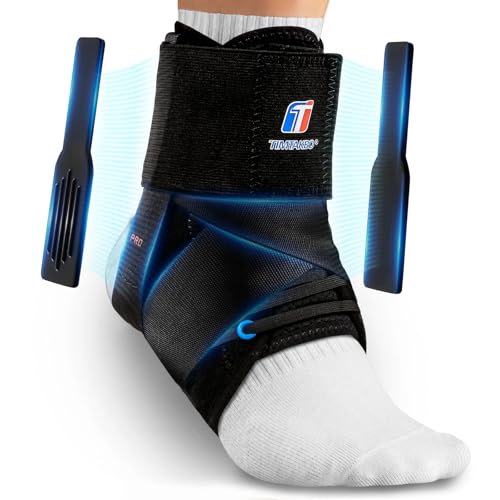 Quick Lace Up Ankle Brace for Women Men with Removable Side Splints, Ankle Support for Sprained Ankle, Injury Recovery, Ankle Stabilizer Wrap for Sprots,Basketball,Volleyball,Soccer,Tennis,L