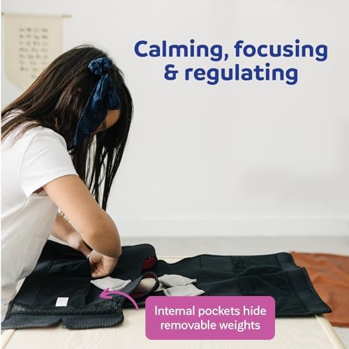 Fun and Function - Blue Weighted Compression Vest for Kids & Adults - Calming Sensory Compression Vest - Weighted Vest for Sensory Needs - Toddlers, Teens & Adults Sizing