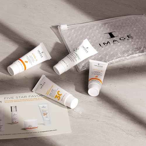 IMAGE Skincare, Five Star Favorites Introductory Skin Care 4 Step Regimen Set for Brighter, Healthier Looking Skin, Discovery Size