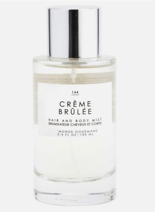 Tru Fragrance Gourmand Creme Brulee Hair & Body Mist 3.4 oz