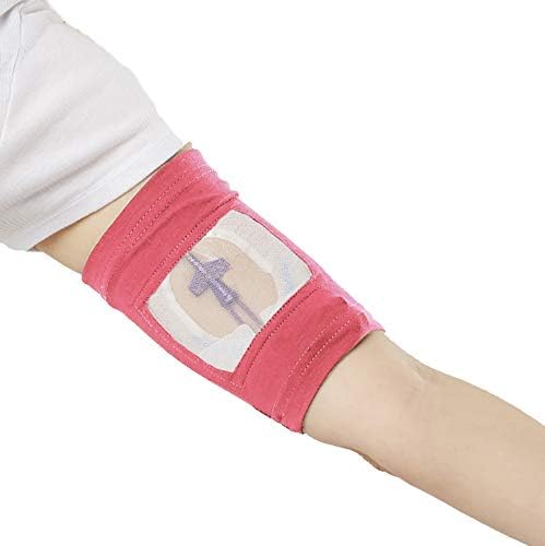 Care+Wear PICC Line Cover – Ultra-Grip PICC Line Sleeve for Upper or Lower Arm with Mesh Viewing Window, Provides Improved Comfort and Security for PICC Line Coverage