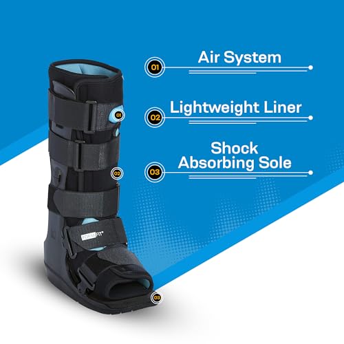 Ossur Formfit Walker Boot with Air - Medical Grade Immobilization for Strains, Sprains & Stable Fractures | Breathable Material (Low Top, Small)