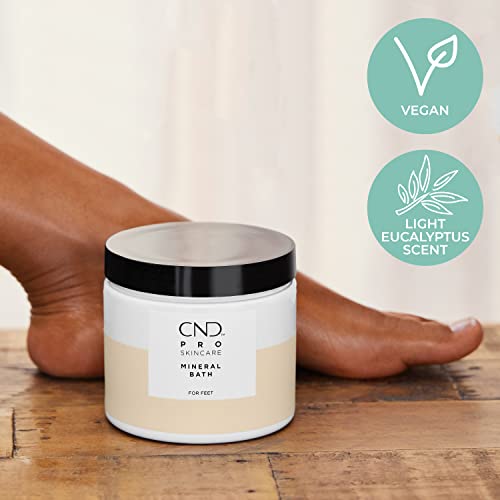 CND Pro Skincare for Feet, Mineral Bath, Exfoliating Sea Salt Scrub, Advanced Callus Remover, & Intense Hydration Treatment | Vegan, Natural Origin Formula