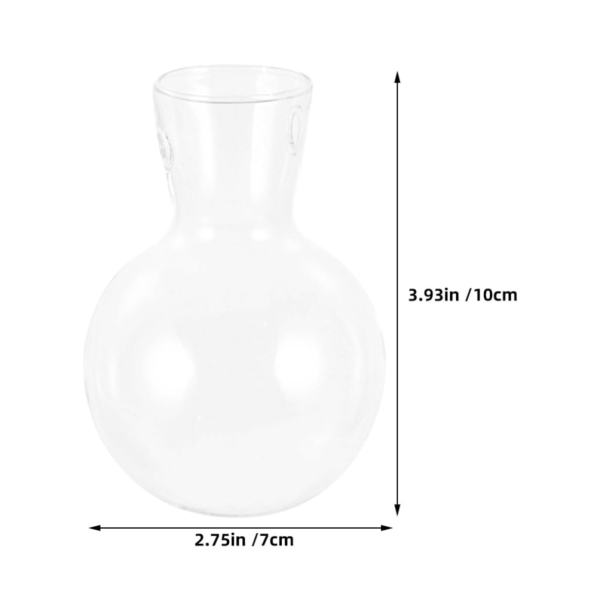 OSOLADY 3Pcs Hydroponic Glass Vase Set with Wooden Stand, High Borosilicate Glass Propagation Planter Jars for Desktop Terrarium and Plant Display