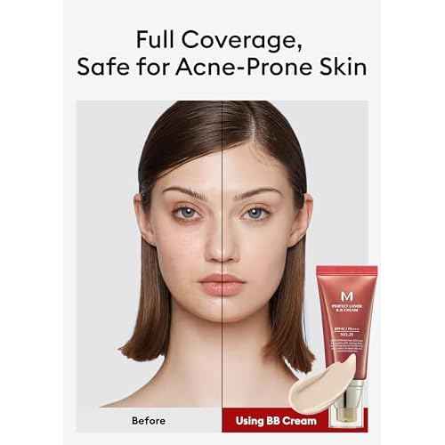 MISSHA BB ESSENTIALS KIT M PERFECT COVER BB CREAM No.21 Light Beige - Light with Cool Undertone/SPF 42 PA+++ 1.69 oz & M BB Boomer 1.35 oz -Lightweight, Multi-Function, High Coverage