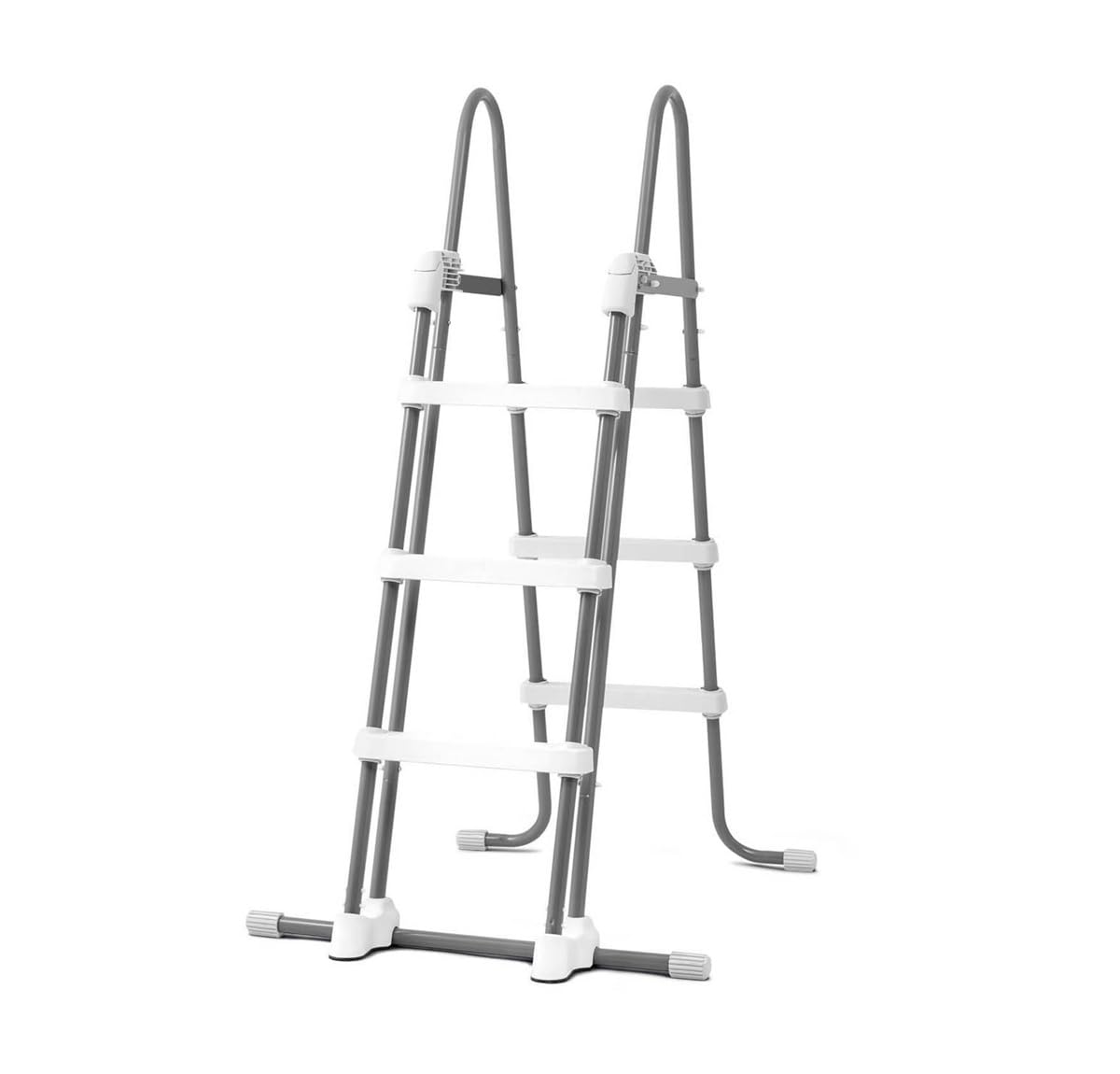 Intex 28075E Deluxe Pool Ladder with Removable Steps for Intex Pools with Wall Height of 42 Inch