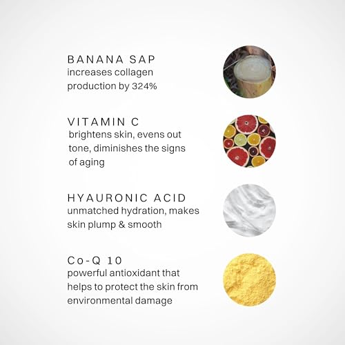 Tano Age Well Face Cream ? Retinol Alternative with Banana Sap, Hyaluronic Acid, Vitamin C ? Reduces Wrinkles, Firms Skin, Boosts Collagen ? Fragrance Free, EU Clean, 1.7oz