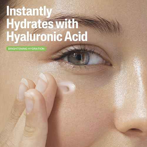Cetaphil Hydrating Eye Gel-Cream, With Hyaluronic Acid, 0.5 Fl oz, Brightens and Smooths Under Eyes, 24 Hour Hydration for All Skin Types, (Packaging May Vary)