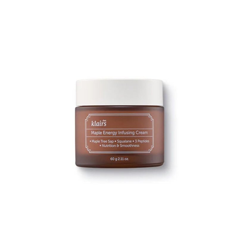DearKlairs Maple Energy Infusing Cream 60g, Anti-Aging, Firming Korean Skincare, Peptide, Skin Barrier, Repair, moisturizing and hydrating, For Dry Skin