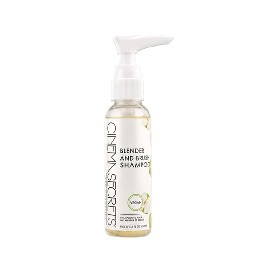CINEMA SECRETS Vegan Makeup Brush Cleaner - Sponge & Makeup Brush Shampoo for Deep Cleansing - Removes Build-Up & Stains - Gentle & Cruelty-Free Beauty Tools Accessories (2 oz)