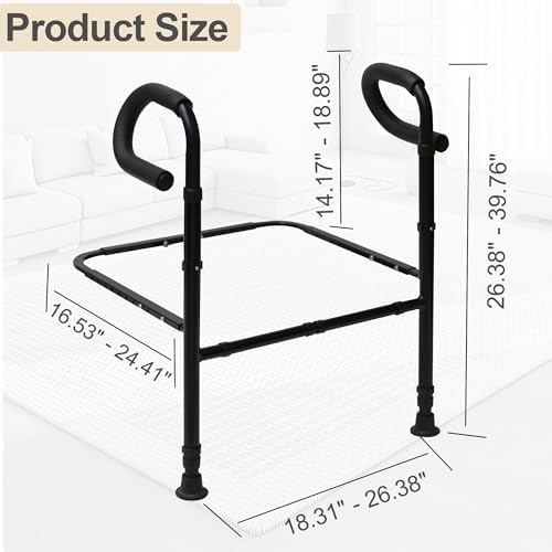 Retaodlth Stand Assist - Adjustable Mobility Standing Aid Rail for Couch, Chair - Assistance Handle for Patients, Elderly, Seniors and Disabled, Extra Pair of Handles