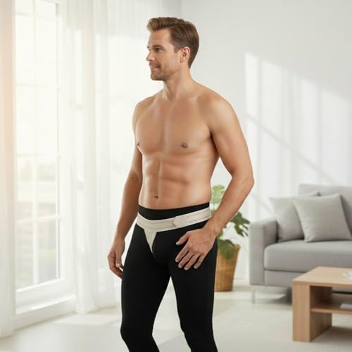 ORTONYX Inguinal Groin Hernia Truss Support Belt Guard Brace- Right Side Beige
