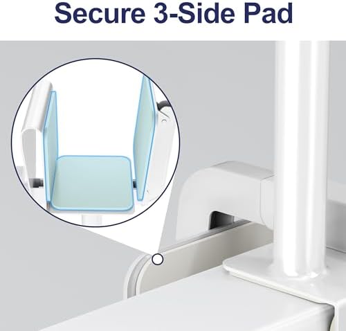 Bathtub Handle Grab Bar, Bathtub Safety Rail & Shower Grab Bars for Children and Seniors, Fits 3"–7" Tub Walls, Waterproof Non-Slip Handle and Holds 300lbs