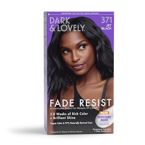 SoftSheen-Carson Dark and Lovely Fade Resist Rich Conditioning Color, Jet Black 371