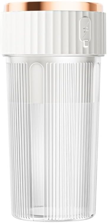 Portable 450ml Rechargeable Juicing Cup - USB - C Charging, 6 - Blade Design For Effortless Blending, Ideal For Home & Travel -Portable Juice Cup(White)