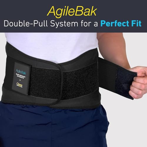 Back Brace for Lower Back Pain Women - Back Support for Men, Back Support Belt for Women, Back Brace for Men Lower Back Pain Relief, Back Brace for Work, Medical-Grade Lumbar Support Brace, Black, XXL