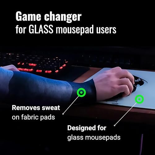 ONISSI Gaming Arm Sleeve for PC │Anti-Friction,Precision, Compression Gamer Sleeves for Mouse pad │Men or Women E-Sports Gift