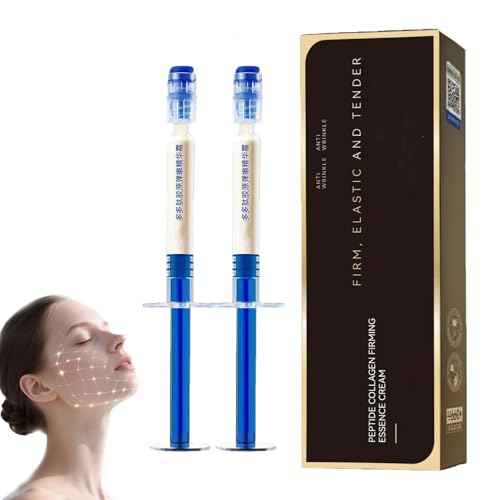 Sink Micro-Molecular Collagen Anti-Wrinkle Lotion, Ksdman Sink Peptide Collagen Firming Essence Cream, Firming And Anti-Aging, Anti Wrinkle Cream For All Skin Types (2PCS)