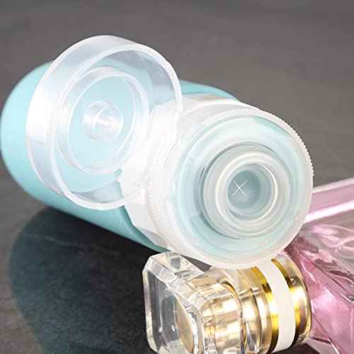 Gemice Travel Bottles for Toiletries, Tsa Approved, Travel Size Containers, BPA Free Leak Proof Tubs Refillable Liquid Accessories for Cometic Shampoo and Lotion Soap