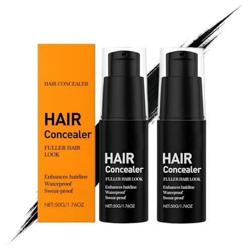 Hair Concealer Cream - Instant Bald Spot Coverage for Men & Women, Waterproof Scalp Concealer with Natural-Looking Finish, Root Touch-Up for Thinning Hair, Sweat-Proof, Long-Lasting, 50ml (2)