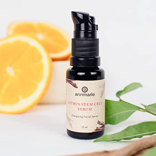 Annmarie Skin Care Citrus Stem Cell Serum - Aloe-Vera Based with Citrus-Derived Stem Cells, Brightening & Toning Serum for Dark Spots, Dry & Dull Skin, All Skin Types (15ml, 0.5 fl oz)