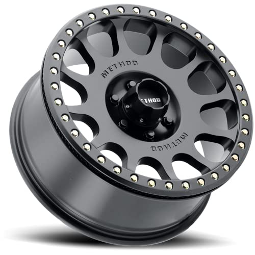 Method Race Wheels 105 Beadlock Matte Black 17x8.5" 6x5.5", 0mm offset 4.75" Backspace, MR10578560500B