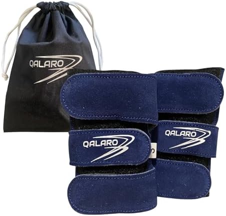 Suede Wrist Supports (Pair) with Bag | Gymnastics, Acrobatics, Cheer Adjustable Wrist Guards | Wrist Injury Prevention | Wrist Support Brace Hand Wraps