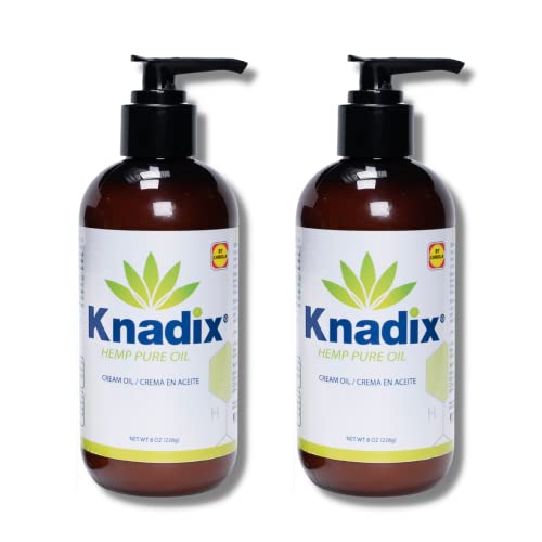 Hemp Oil Cream Ideal for Sensitive Skin Pack of 2-8 oz Each - Moisturizing and Emolient (2)