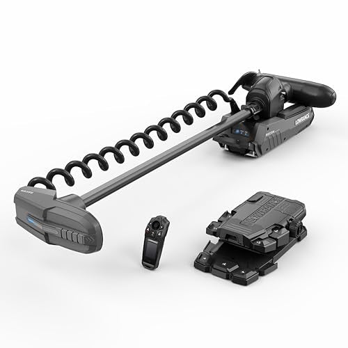 Lowrance Recon Freshwater 48-inch Trolling Motor with FreeSteer Joystick Remote, Wireless Foot Pedal, HDI Nosecone, 000-16172-001