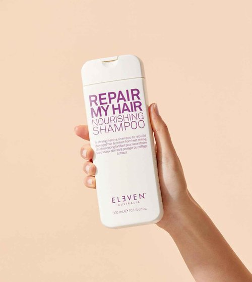 ELEVEN AUSTRALIA Repair My Hair Nourishing Shampoo for Women & Men - Sulfate Free Shampoo, Hydrating & Gentle, Strengthens Dry & Damaged Hair, Provides Deep Moisture, Color Safe Formula - 32.5 fl oz