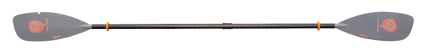 Wilderness Systems Origin Angler Kayak Fishing Paddle | Integrated Line Hook | Fiberglass/Nylon Blade | Carbon Blend Shaft (240-260cm), Black