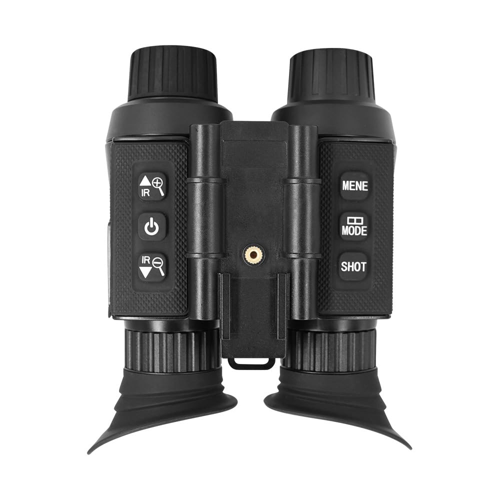 4K Night Vision Goggles, Head-Mounted Binoculars for Hunters, Infrared NVG, 1X to 8X Digital Zoom, Nightvision Scope Infrared Goggles for Hunting